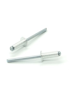 Rivetti a strappo RULLATI Alluminio/Acciaio Testa Tonda 4.8x11.0mm - Box da 500 pezzi