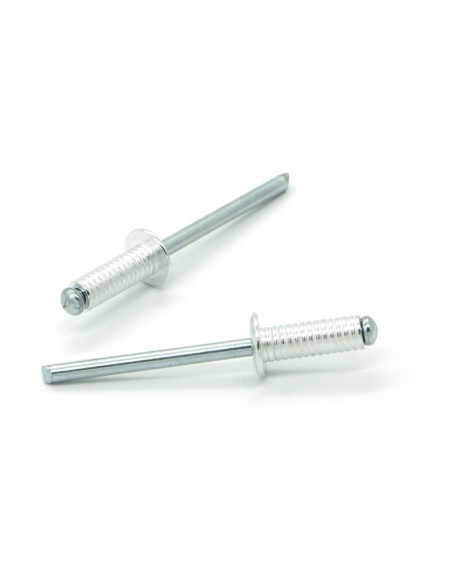 Rivetti a strappo RULLATI Alluminio/Acciaio Testa Tonda 4.8x11.0mm - Box da 500 pezzi