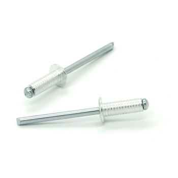 Rivetti a strappo RULLATI Alluminio/Acciaio Testa Tonda 4.8x20.0mm - Box da 500 pezzi