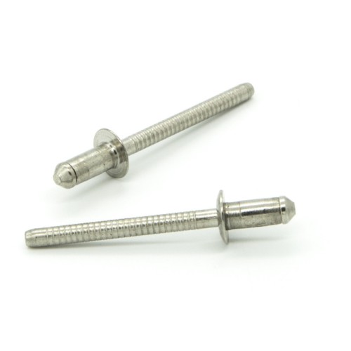 Rivetti a strappo TUDINOX Inox A2/Inox A2 Testa Tonda 3.2x11.4mm - Box da 1000 pezzi