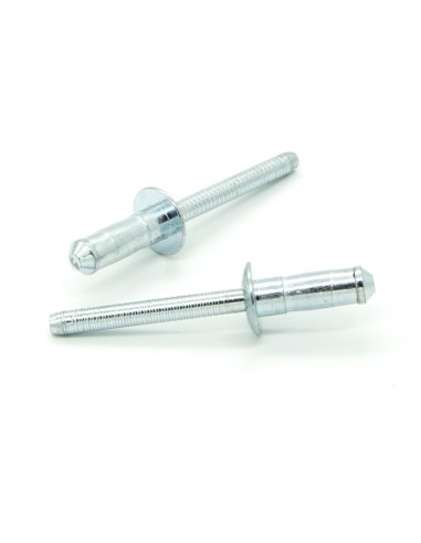 Rivetti a strappo TUDIBULB Acciaio/Acciaio Testa Tonda 4.8x14.0mm - Box da 500 pezzi