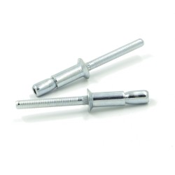 Rivetti a strappo CUP-LOCK Acciaio/Acciaio Testa Svasata 6.4x23.5mm - Box da 200 pezzi