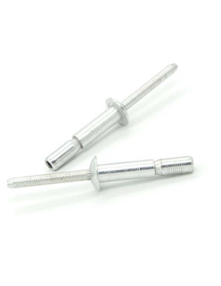 Rivetti a strappo CUP-LOCK Alluminio/Alluminio Testa Tonda 4.8x10.0mm - Box da 500 pezzi