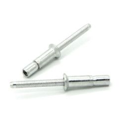 Rivetti a strappo CUP-LOCK Alluminio/Alluminio Testa Svasata 6.4x23.5mm - Box da 200 pezzi