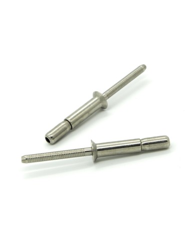 Rivetti a strappo CUP-LOCK Inox A2/Inox A2 Testa Svasata 4.8x17.0mm - Box da 500 pezzi