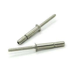 Rivetti a strappo CUP-LOCK Inox A2/Inox A2 Testa Svasata 6.4x23.5mm - Box da 200 pezzi