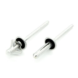 Rivetti a strappo TREBULB PLUS Alluminio/Alluminio Testa Tonda 5.2x19.1mm - Box da 250 pezzi
