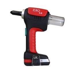 Rivettatrice professionale a batteria IERO 6.0 per Rivetti Strutturali e Standard da 4,8mm a 6,4mm (con 2 batterie)
