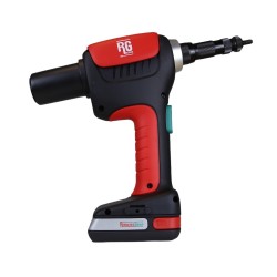 Battery riveting Tool IERO 8.0 for rivetnuts from M3 to M8 (2 batteries). Brushless motor
