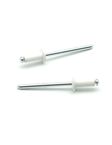 Painted blind rivets Aluminium/Steel Dome Head RAL 9010 3.4x9.0mm ISO15977 - box 1000 pcs