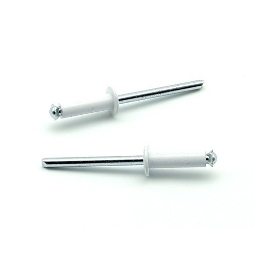 Rivetti a strappo RISTAR A FIORE Alluminio/Acciaio Testa Tonda Verniciato RAL 9003 4.0x8.0mm - Box da 1000 pezzi