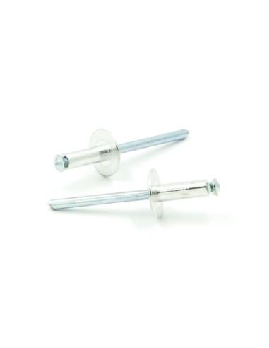 Rivetti a strappo RISTAR A FIORE Alluminio/Acciaio Testa Larga 14mm 4.8x10.0mm - Box da 250 pezzi
