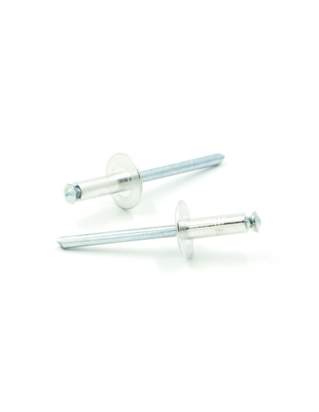 Rivetti a strappo RISTAR A FIORE Alluminio/Acciaio Testa Larga 14mm 4.8x10.0mm - Box da 250 pezzi