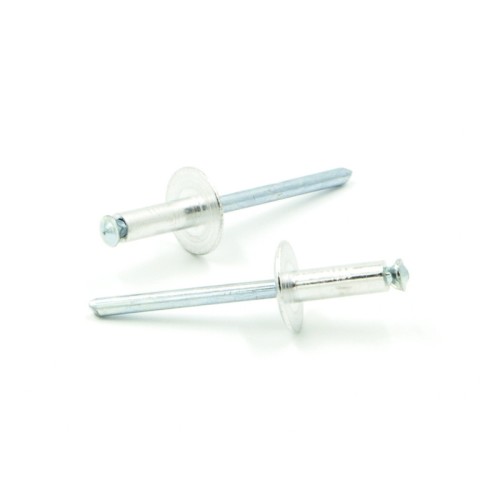 Rivetti a strappo RISTAR A FIORE Alluminio/Acciaio Testa Larga 14mm 4.8x24.0mm - Box da 250 pezzi