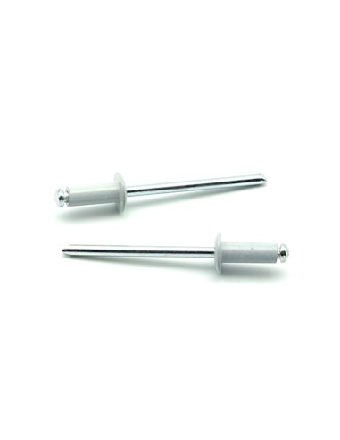 Rivetti a strappo STANDARD Alluminio/Acciaio Testa Tonda Verniciato RAL 7035 3.2x10.0mm ISO15977 - Box da 1000 pezzi