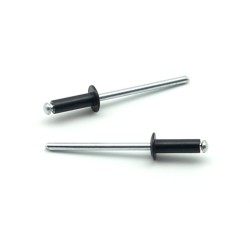 Rivetti a strappo STANDARD Alluminio/Acciaio Testa Tonda Verniciato RAL 7016 4.0x8.0mm ISO15977 - Box da 1000 pezzi