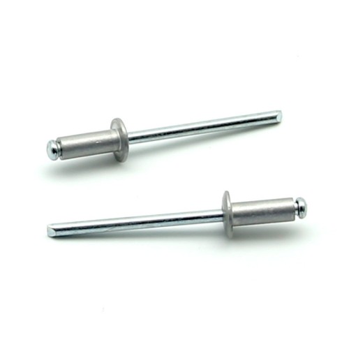 Rivetti a strappo STANDARD Alluminio/Acciaio Testa Tonda Verniciato RAL 9006 4.0x8.0mm ISO15977 - Box da 1000 pezzi