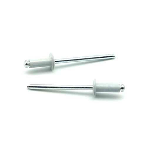 Rivetti a strappo STANDARD Alluminio/Acciaio Testa Tonda Verniciato RAL 7035 4.0x10.0mm ISO15977 - Box da 1000 pezzi