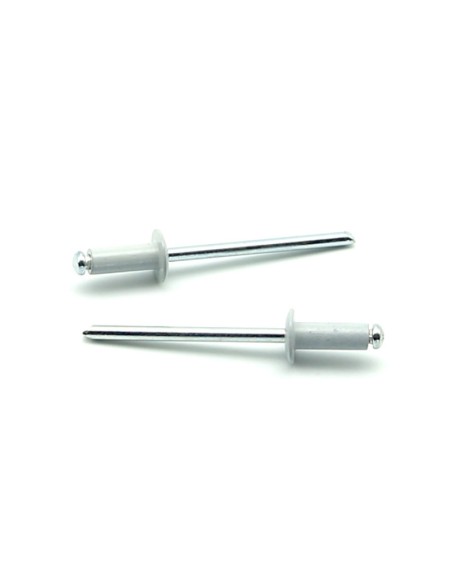 Rivetti a strappo STANDARD Alluminio/Acciaio Testa Tonda Verniciato RAL 7035 4.0x12.0mm ISO15977 - Box da 500 pezzi