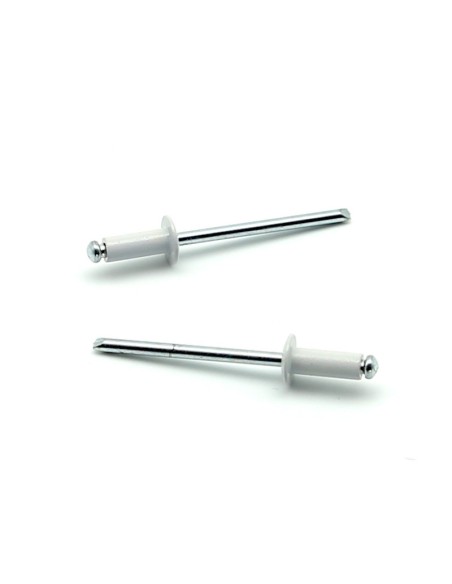 Rivetti a strappo STANDARD Alluminio/Acciaio Testa Tonda Verniciato RAL 9002 4.0x12.0mm ISO15977 - Box da 500 pezzi