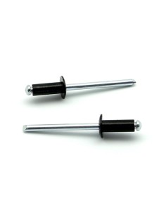 Rivetti a strappo STANDARD Alluminio/Acciaio Testa Tonda Verniciato RAL 9005 4.0x12.0mm ISO15977 - Box da 500 pezzi