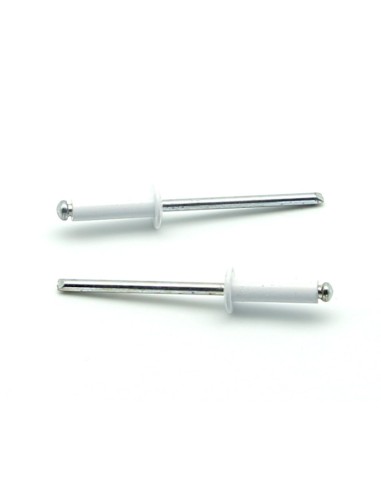 Rivetti a strappo STANDARD Alluminio/Acciaio Testa Tonda Verniciato RAL 9016 4.8x12.0mm ISO15977 - Box da 500 pezzi