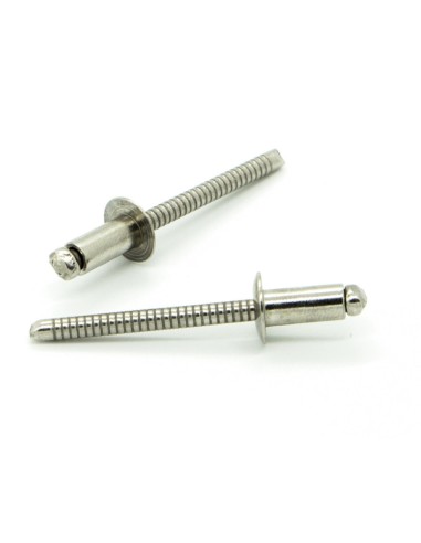 Rivetti a strappo STANDARD Inox A2/Inox A2 Testa Tonda 3.0x6.0mm ISO15983 - Box da 1000 pezzi
