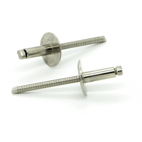 Rivetti a strappo STANDARD Inox A2/Inox A2 Testa Larga 12mm 4.0x10.0mm - Box da 500 pezzi