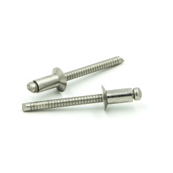 Rivetti a strappo STANDARD Inox A2/Inox A2 Testa Svasata 4.8x21.0mm ISO15984 - Box da 500 pezzi
