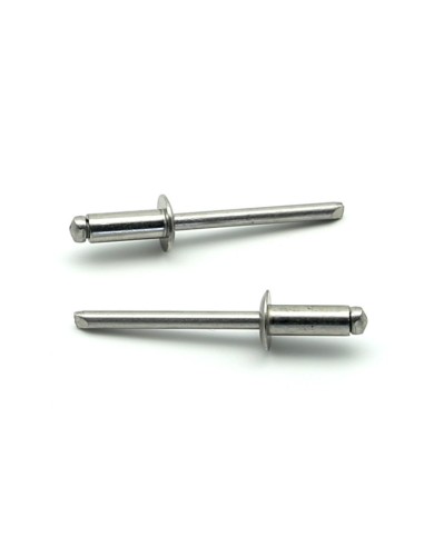 Rivetti a strappo STANDARD Inox A4/Inox A4 Testa Tonda 3.2x6.0mm ISO15983 - Box da 1000 pezzi
