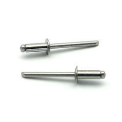 Rivetti a strappo STANDARD Inox A4/Inox A4 Testa Tonda 3.2x8.0mm ISO15983 - Box da 1000 pezzi