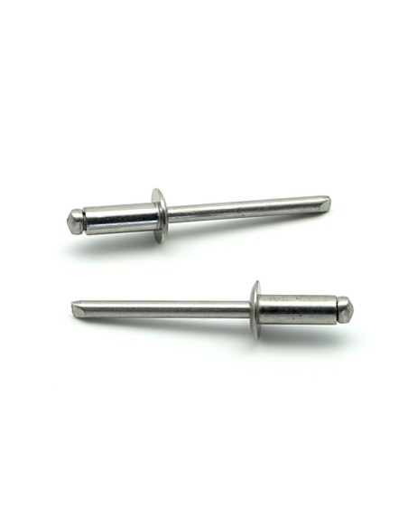 Rivetti a strappo STANDARD Inox A4/Inox A4 Testa Tonda 4.0x16.0mm ISO15983 - Box da 500 pezzi