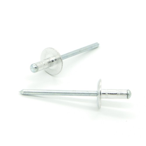 Rivetti a strappo MULTIGRIP Alluminio/Acciaio Testa Larga 14mm 4.8x12.0mm - Box da 250 pezzi