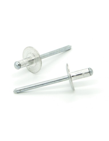 Rivetti a strappo MULTIGRIP Alluminio/Acciaio Testa Extra Larga 16mm 4.8x22.0mm - Box da 250 pezzi