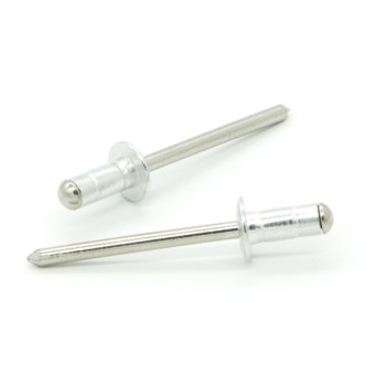 Rivetti a strappo MULTIGRIP Alluminio/Inox A2 Testa Tonda 4.0x12.0mm - Box da 500 pezzi