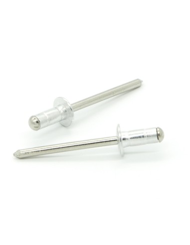 Rivetti a strappo MULTIGRIP Alluminio/Inox A2 Testa Tonda 4.8x10.3mm - Box da 500 pezzi