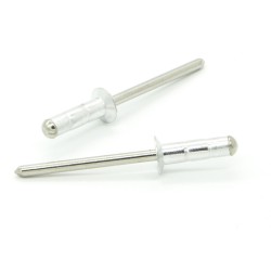 Rivetti a strappo MULTIGRIP Alluminio/Inox A2 Testa Svasata 3.2x9.7mm - Box da 1000 pezzi