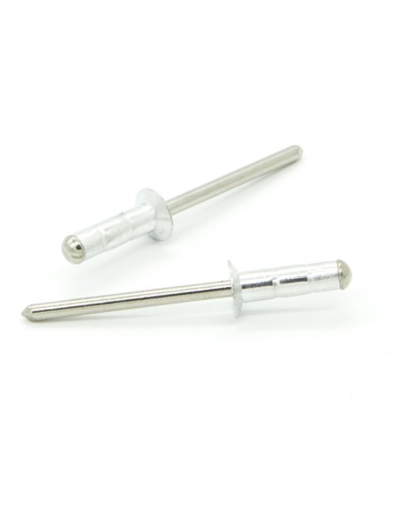 Rivetti a strappo MULTIGRIP Alluminio/Inox A2 Testa Svasata 4.8x12.0mm - Box da 500 pezzi