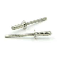 Rivetti a strappo MULTIGRIP Inox A2/Inox A2 Testa Tonda 3.2x12.0mm - Box da 1000 pezzi