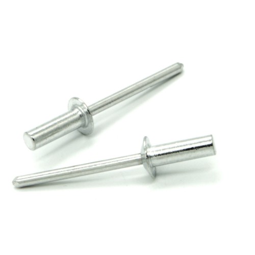 Rivetti a strappo TENUTA STAGNA Alluminio/Alluminio Testa Tonda 3.2x9.5mm ISO15975 - Box da 1000 pezzi