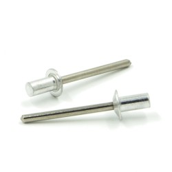 Rivetti a strappo TENUTA STAGNA Alluminio/Inox A2 Testa Tonda 4.0x8.0mm - Box da 1000 pezzi