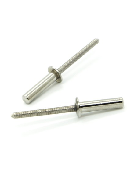 Rivetti a strappo TENUTA STAGNA Inox A2/Inox A2 Testa Tonda 4.0x6.0mm ISO16585 - Box da 1000 pezzi