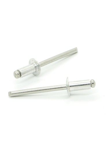 Rivetti a strappo STANDARD Alluminio/Inox A2 Testa Tonda 3.2x12.0mm - Box da 1000 pezzi