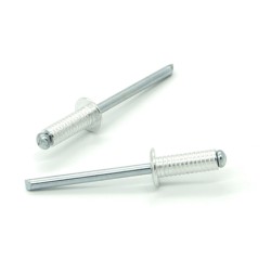 Rivetti a strappo RULLATI Alluminio/Acciaio Testa Tonda 3.2x10.0mm - Box da 1000 pezzi